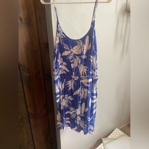 Old Navy Blue and White Floral Dress